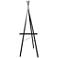 Black Metal Modern Easel, 18" x 24" x 56"