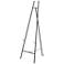 Black Metal Modern Easel, 20" x 18" x 56"