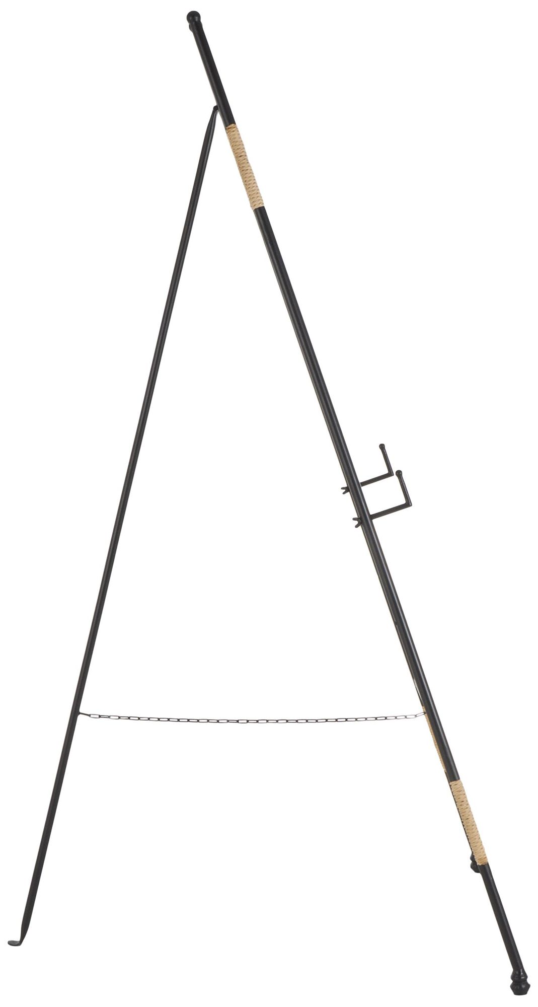 Image 6 Black Metal Modern Easel, 22" x 30" x 54" more views