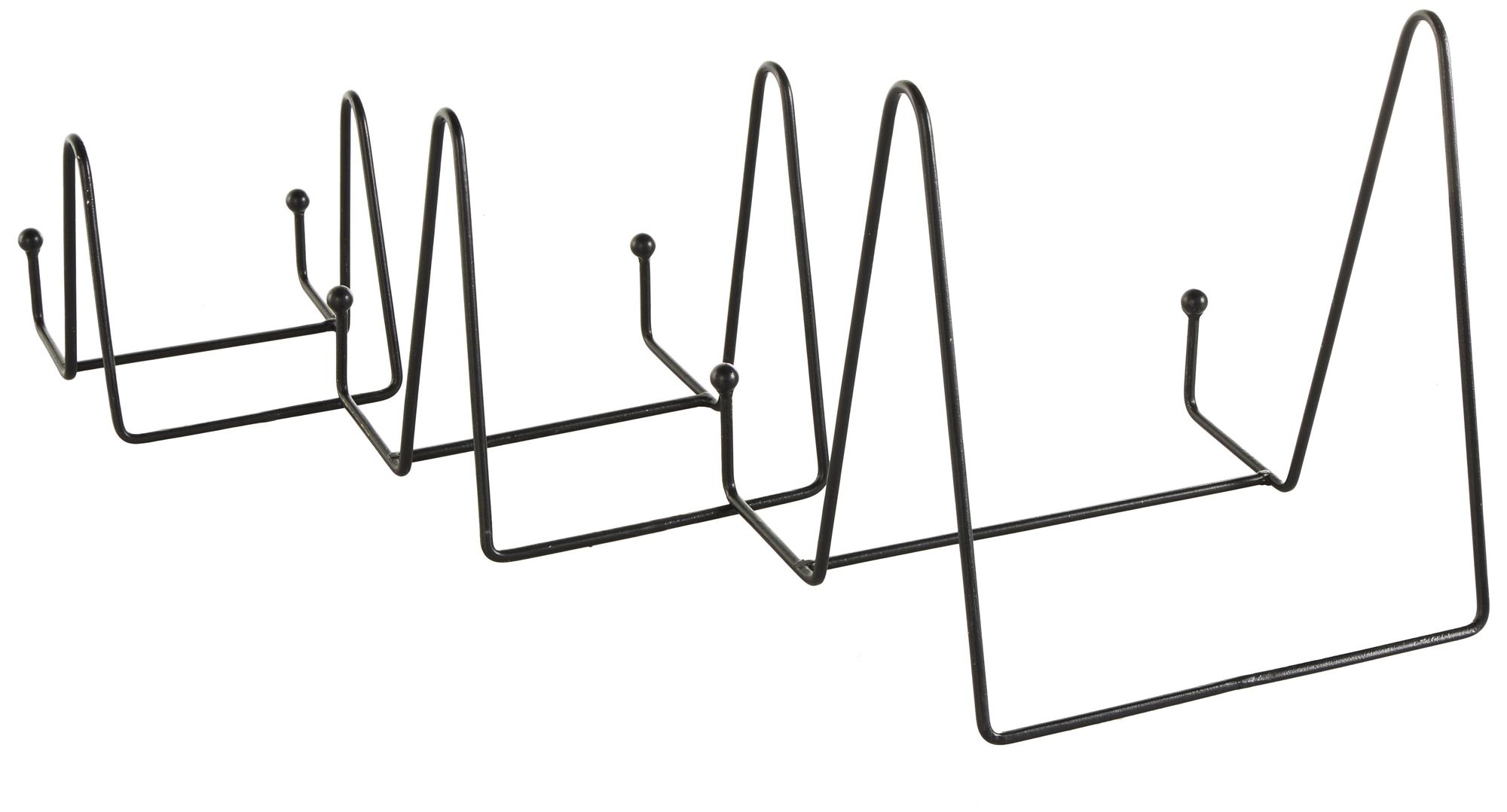 Image 5 Black Metal Modern Easel, S/3 10", 8", 6"H more views