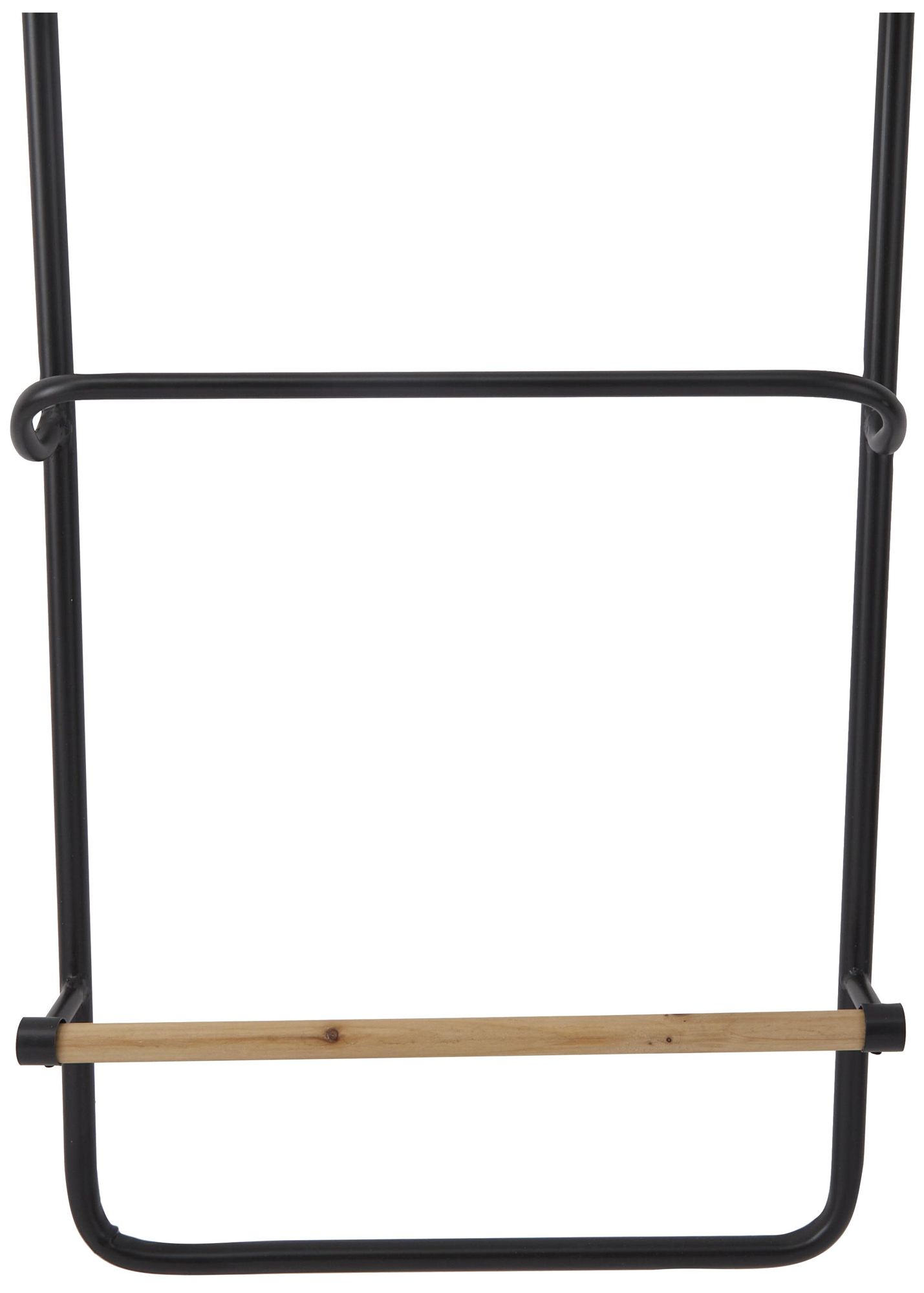 Image 3 Black Metal Modern Ladder, 18" x 4" x 70" more views