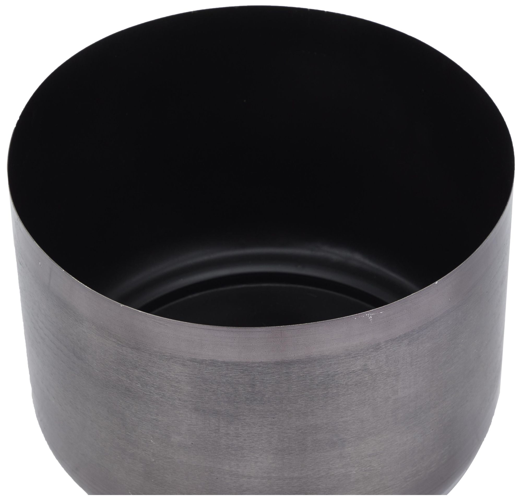 Image 4 Black Metal Modern Planter, S/3 9", 7", 6"H more views