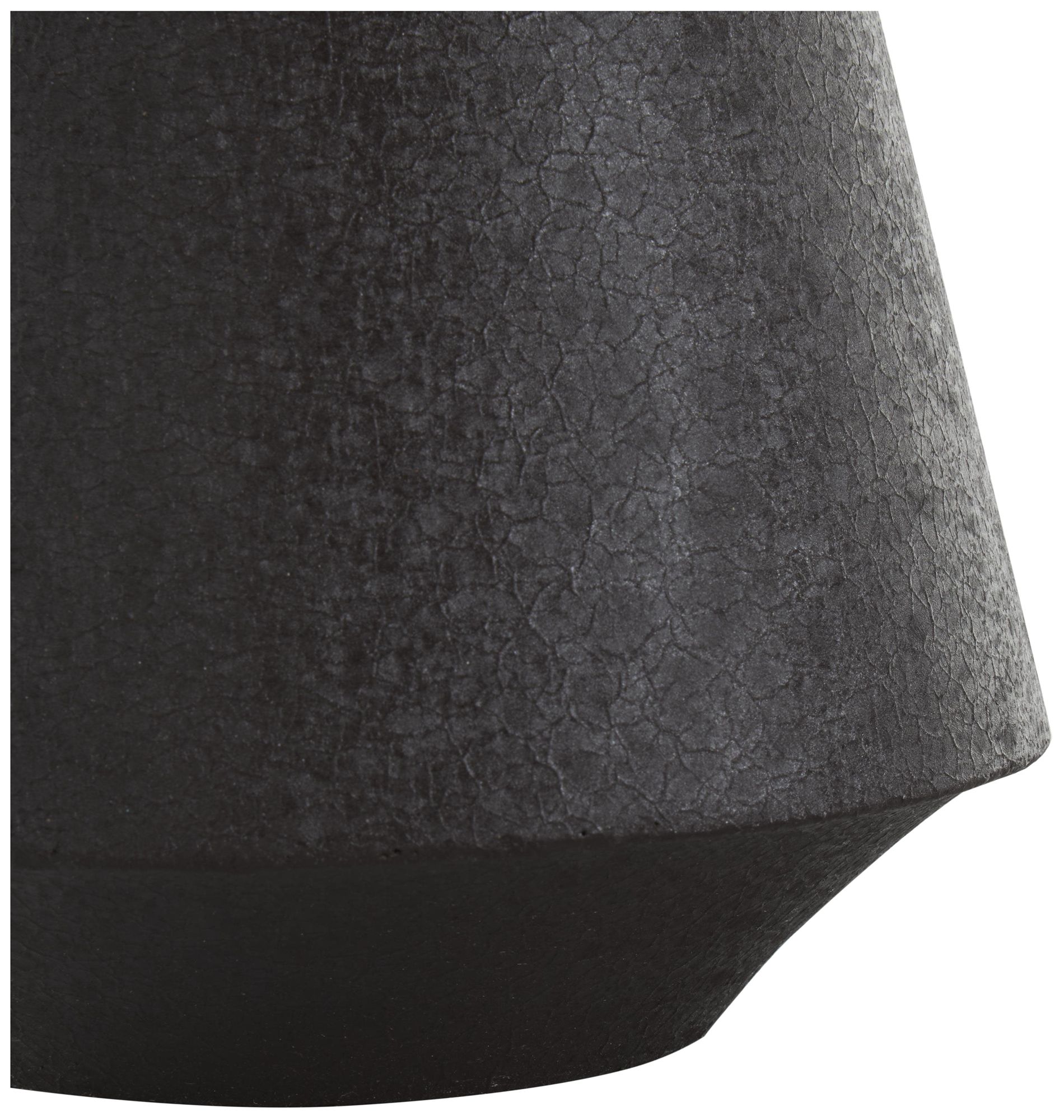 Image 3 Black Metal Modern Vase, S/2 14", 11"H more views