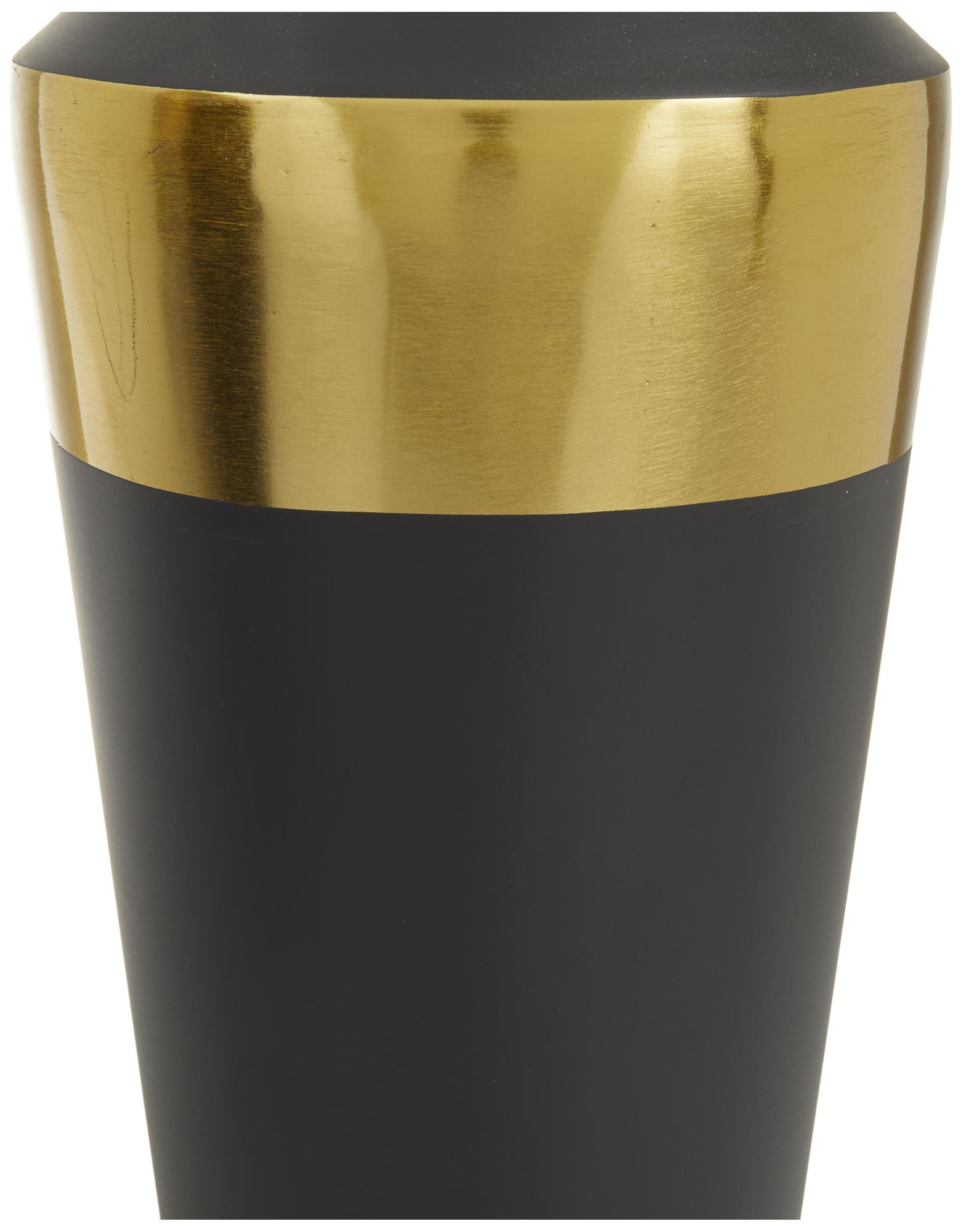 Image 3 Black Metal Modern Vase, S/2 20", 16"H more views