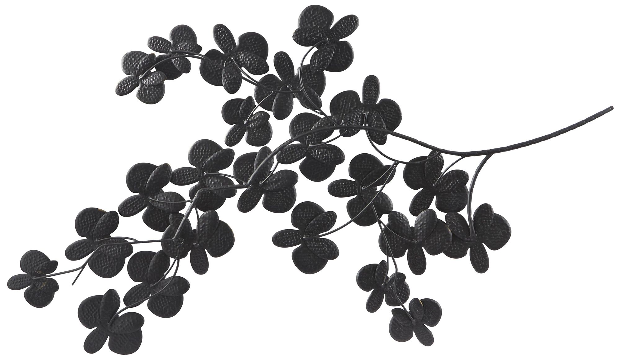 Image 4 Black Metal Modern Wall Decor, 36" x 2" x 60" more views
