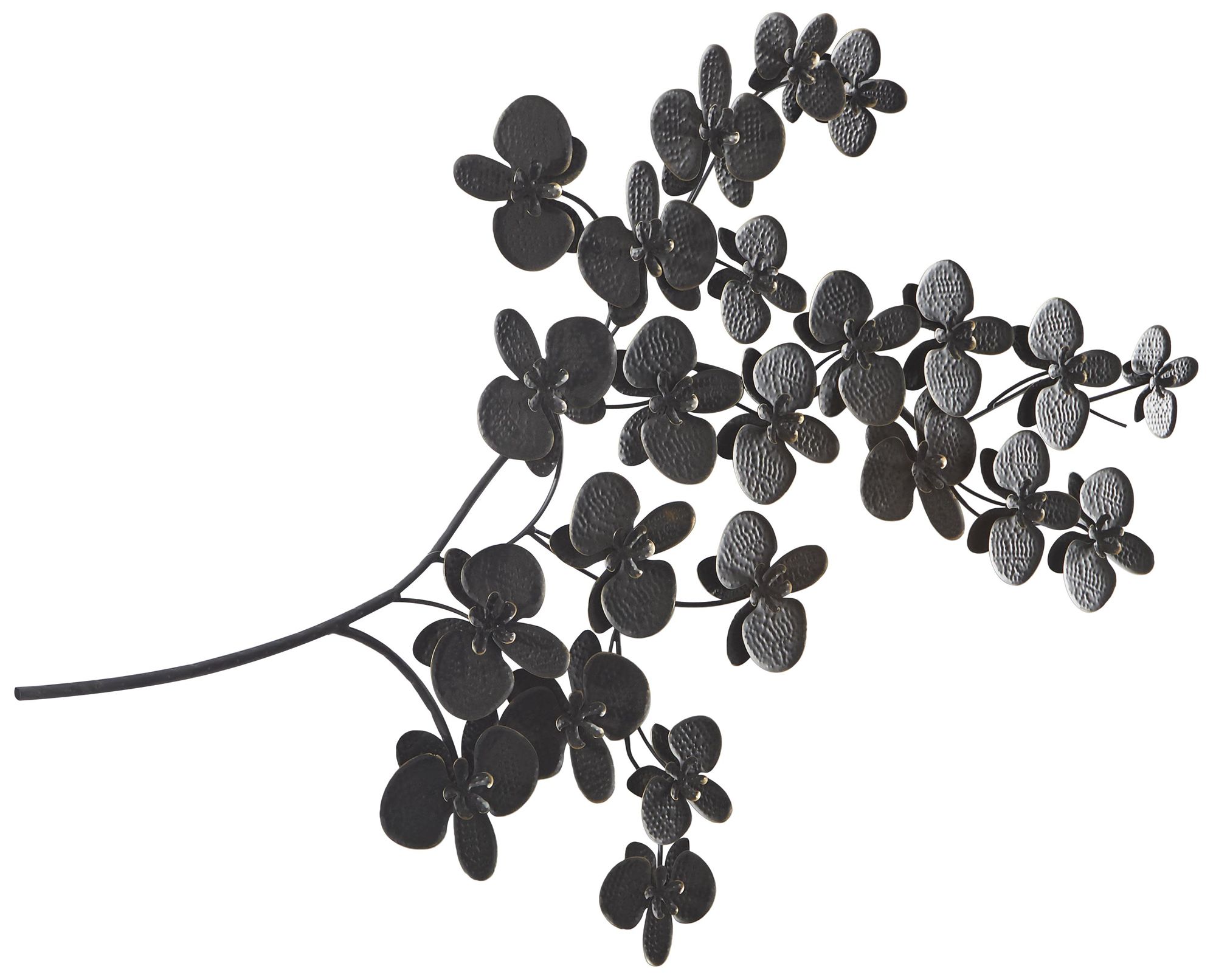 Image 5 Black Metal Modern Wall Decor, 36" x 2" x 60" more views