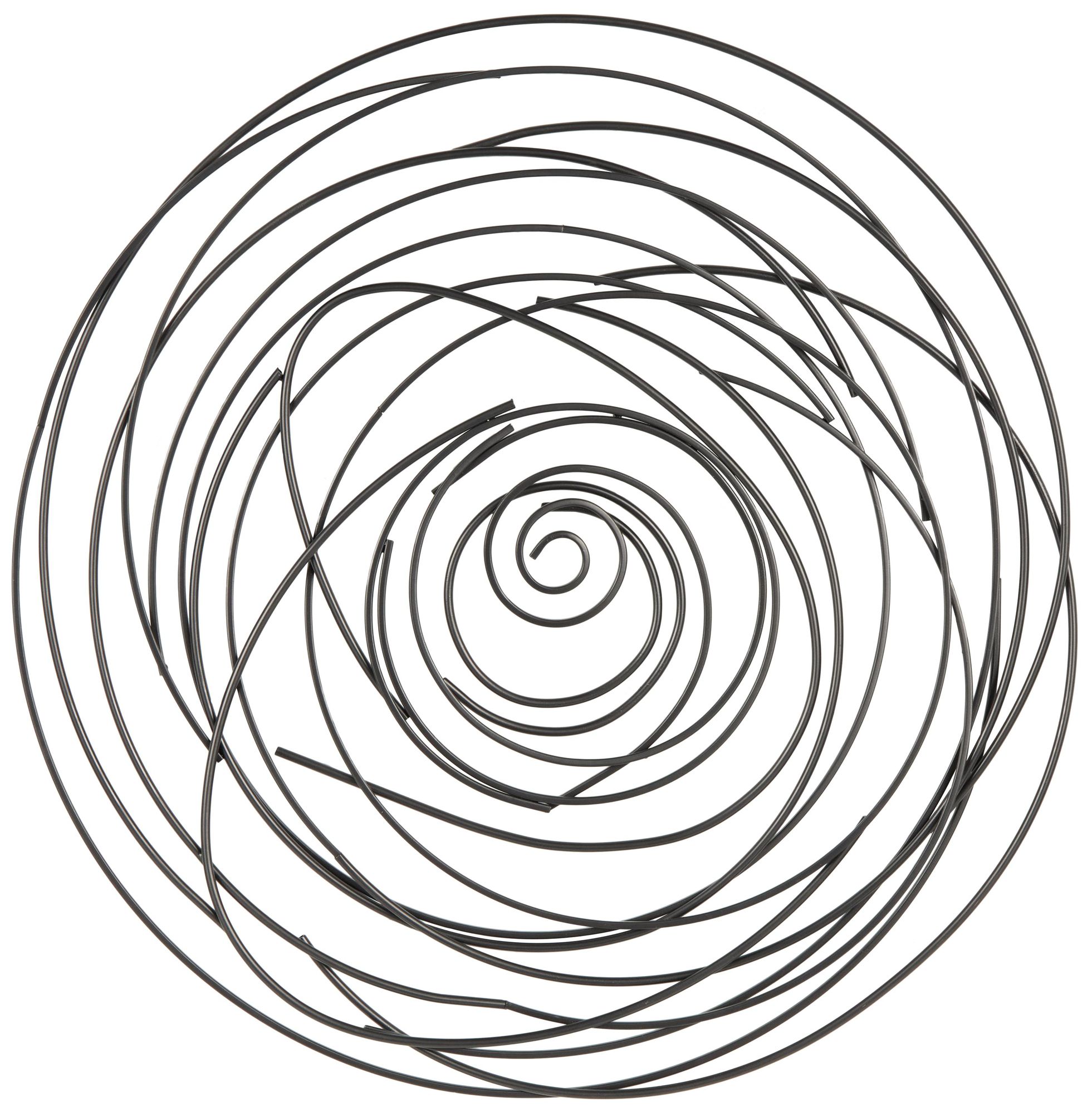 Image 2 Black Metal Modern Wall Decor, 36" x 1" x 36"