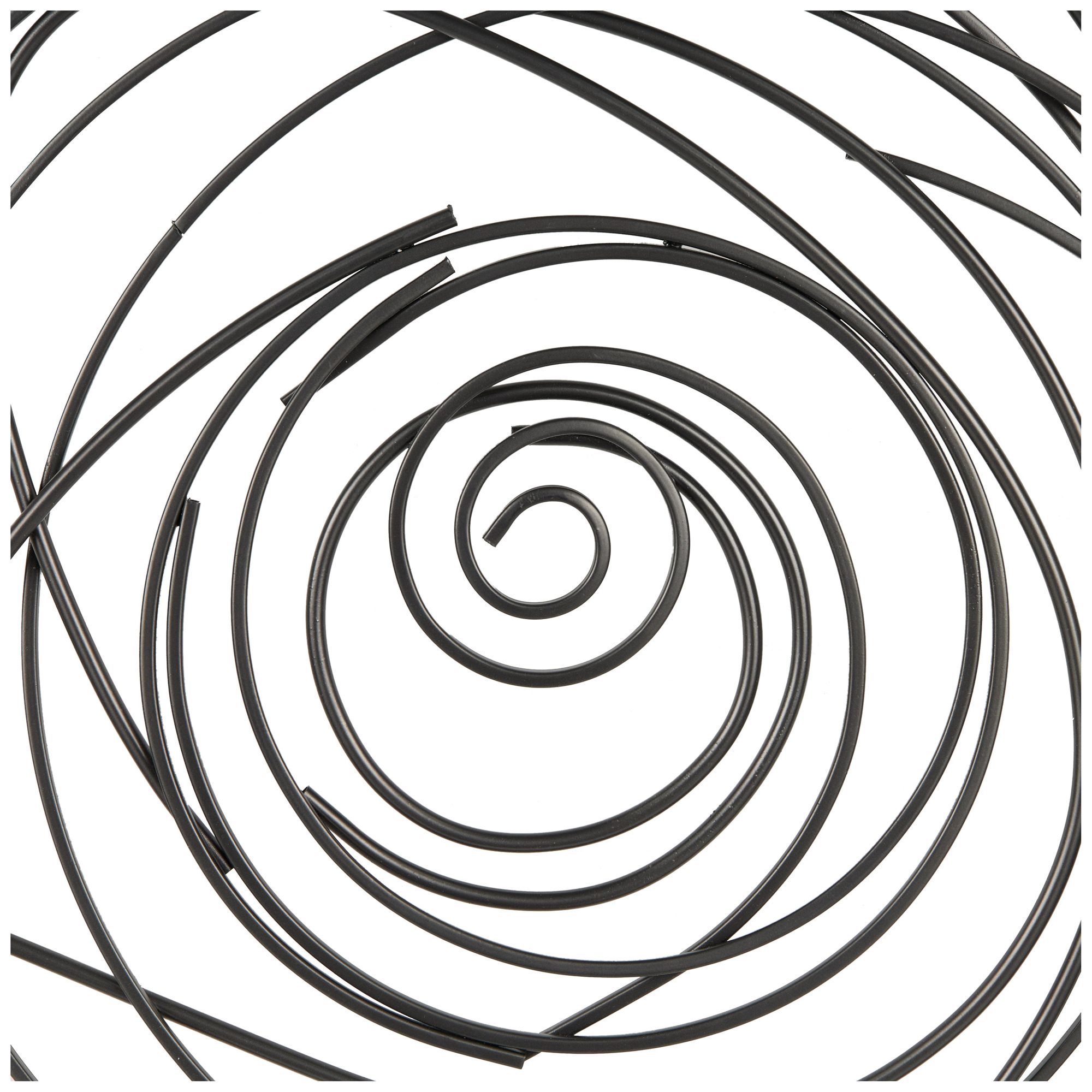 Image 3 Black Metal Modern Wall Decor, 36" x 1" x 36" more views