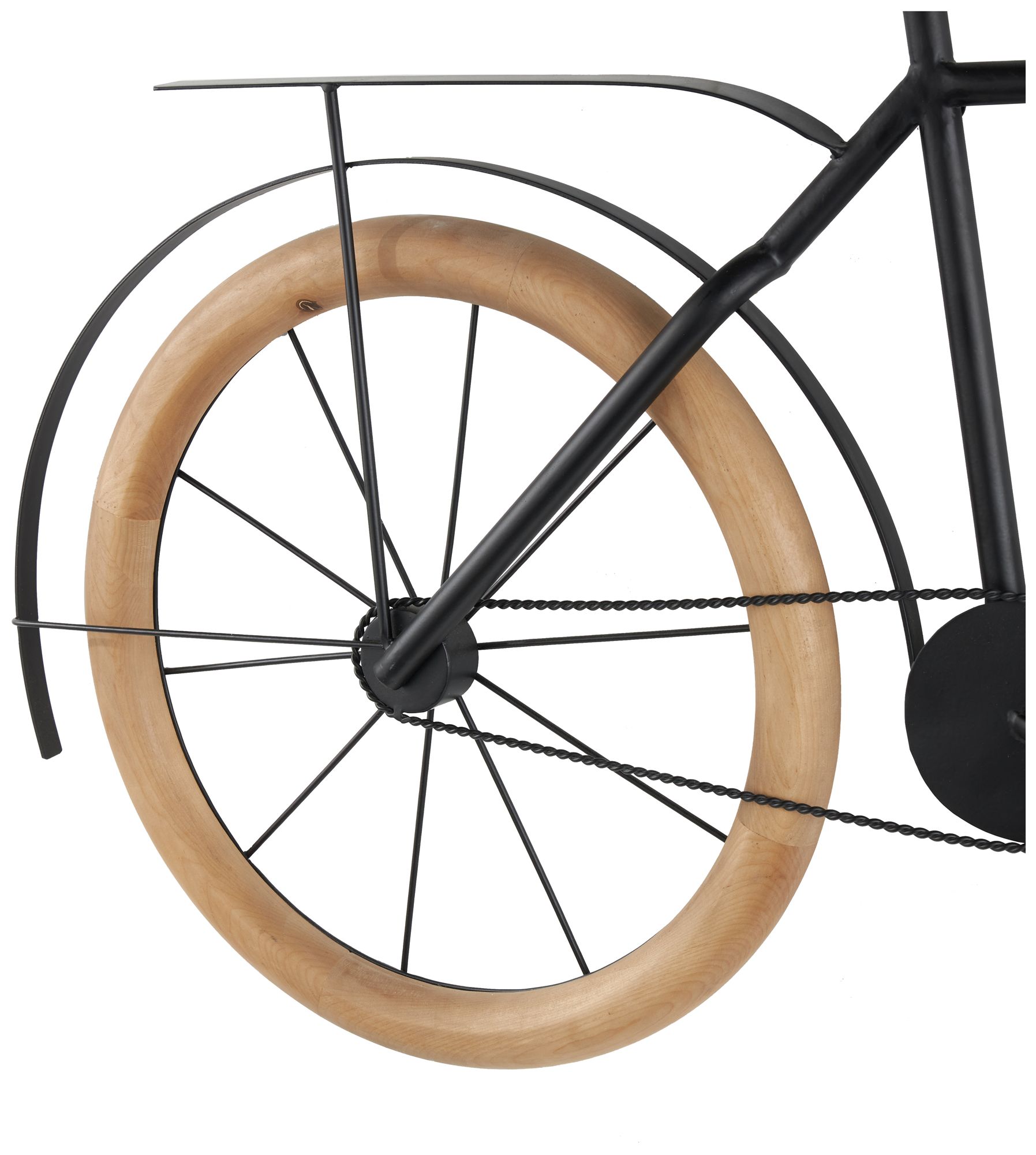 Image 4 Black Metal Modern Wall Decor, 48" x 4" x 28" more views