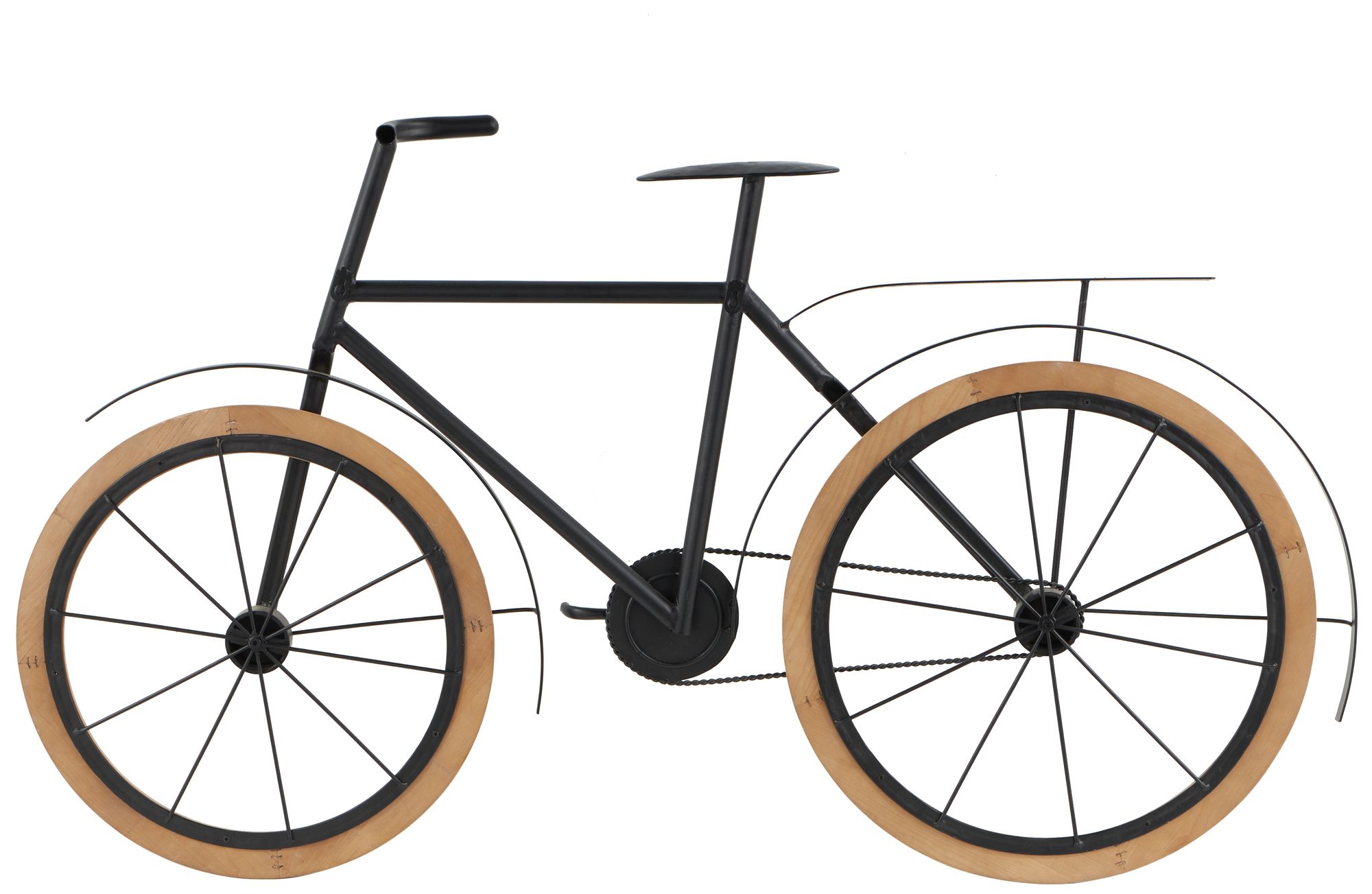 Image 5 Black Metal Modern Wall Decor, 48" x 4" x 28" more views