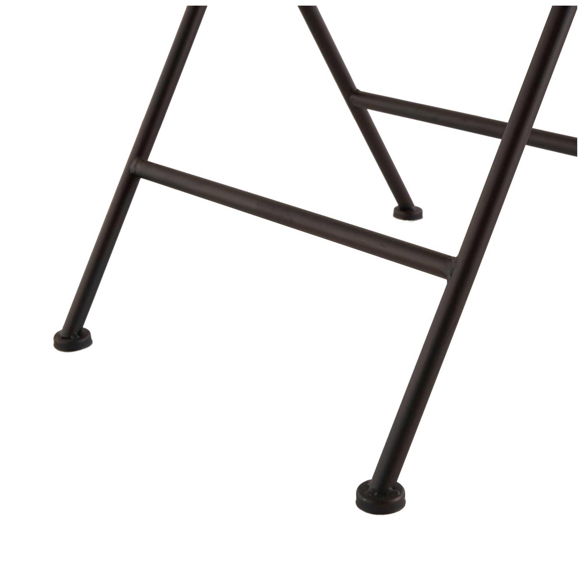 Image 3 Black Metal Traditional Accent Table, 20" x 20" x 28" more views