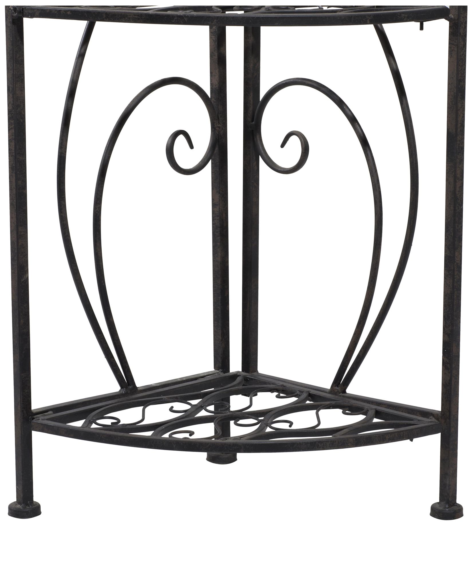 Image 3 Black Metal Traditional Bakers Rack, 17" x 11" x 60" more views