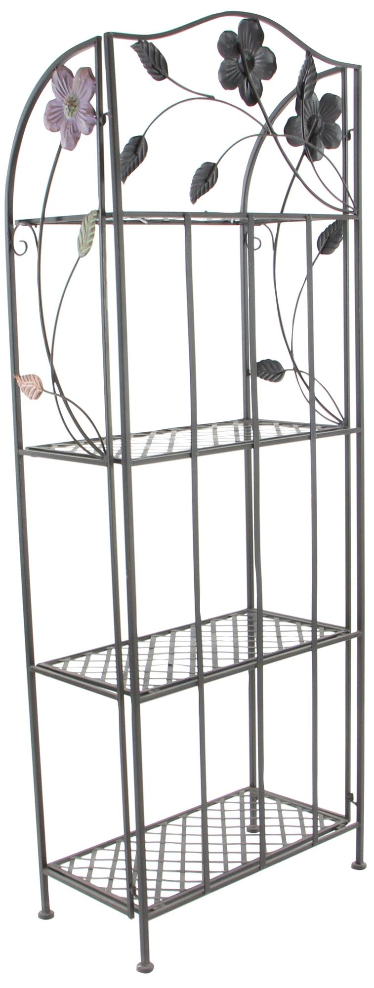 Image 4 Black Metal Traditional Bakers Rack, 25" x 12" x 68" more views