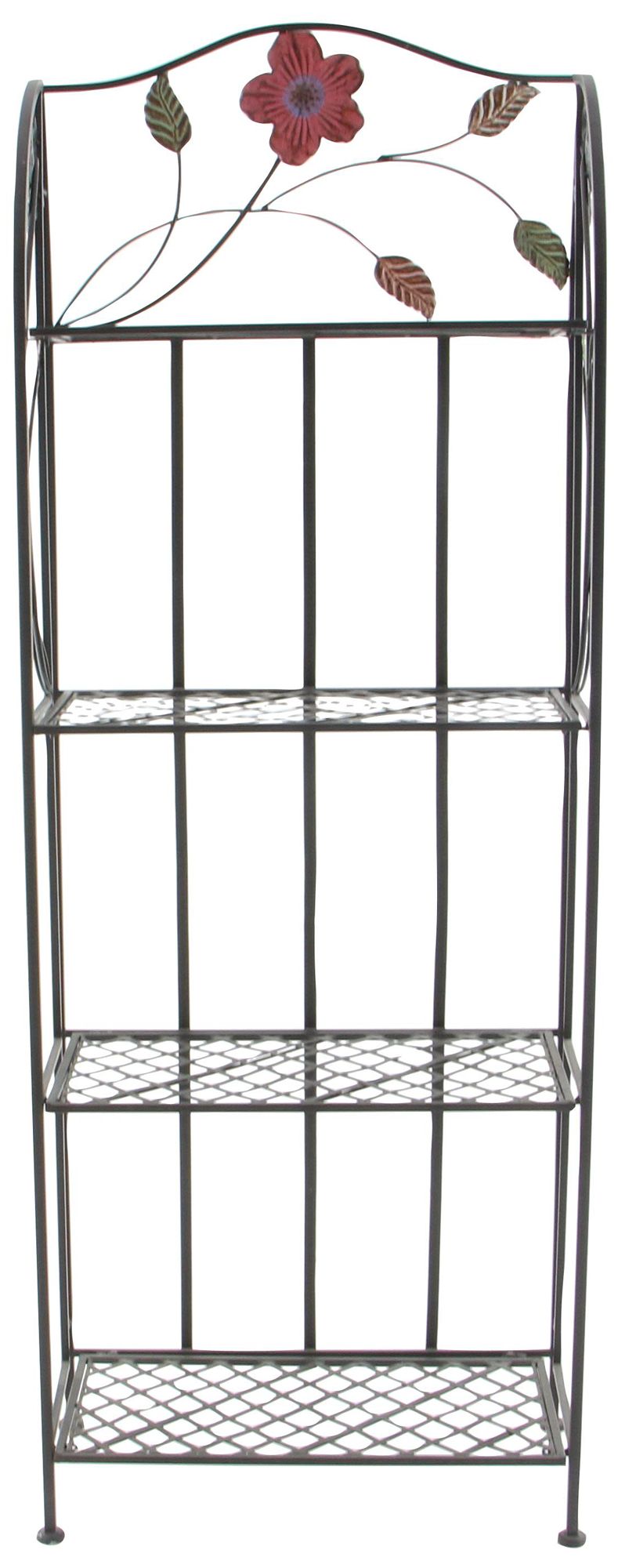 Image 5 Black Metal Traditional Bakers Rack, 25" x 12" x 68" more views