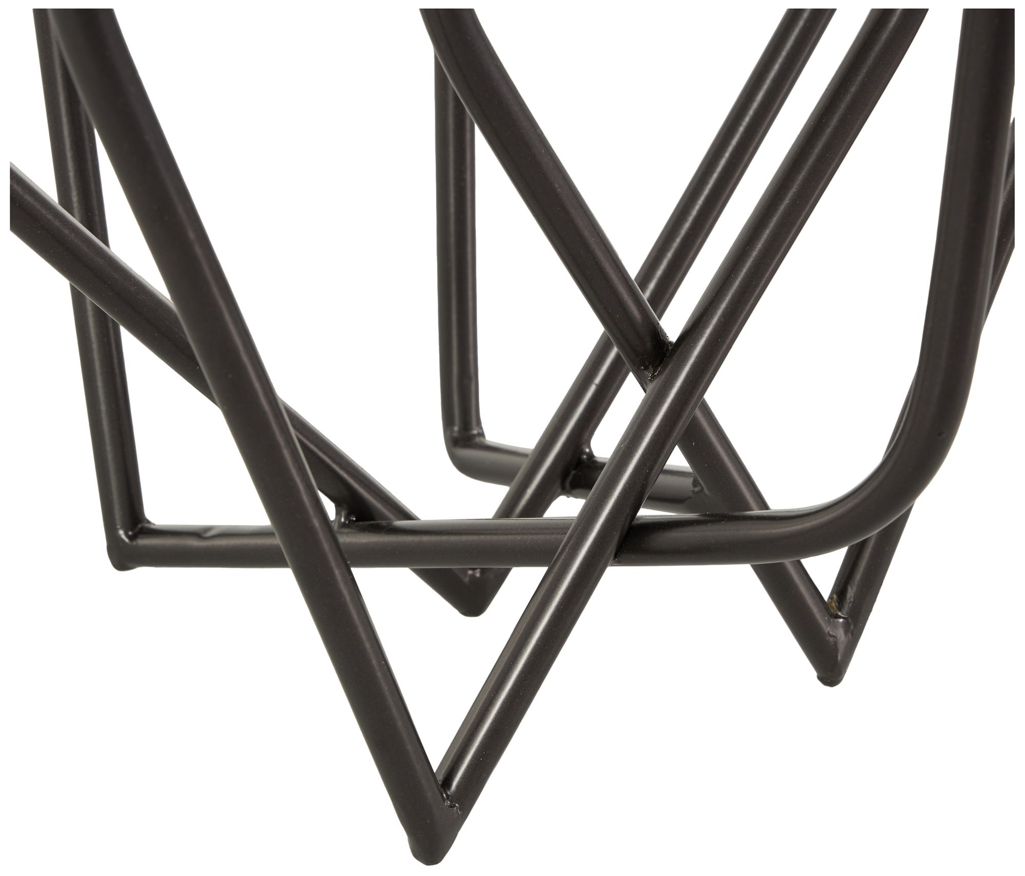 Image 4 Black Metal Traditional Candelabra, 12" x 11" x 14" more views