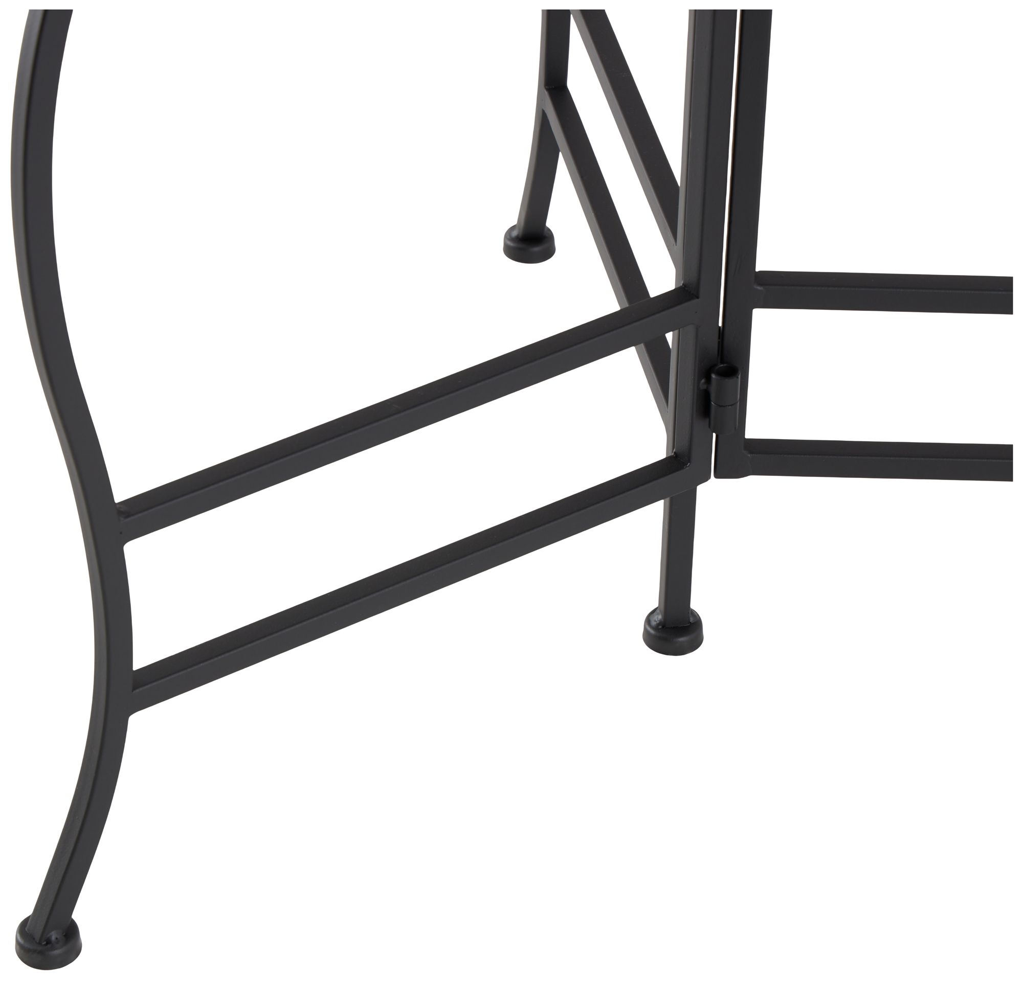 Image 3 Black Metal Traditional Plantstand, 21" x 17" x 24" more views