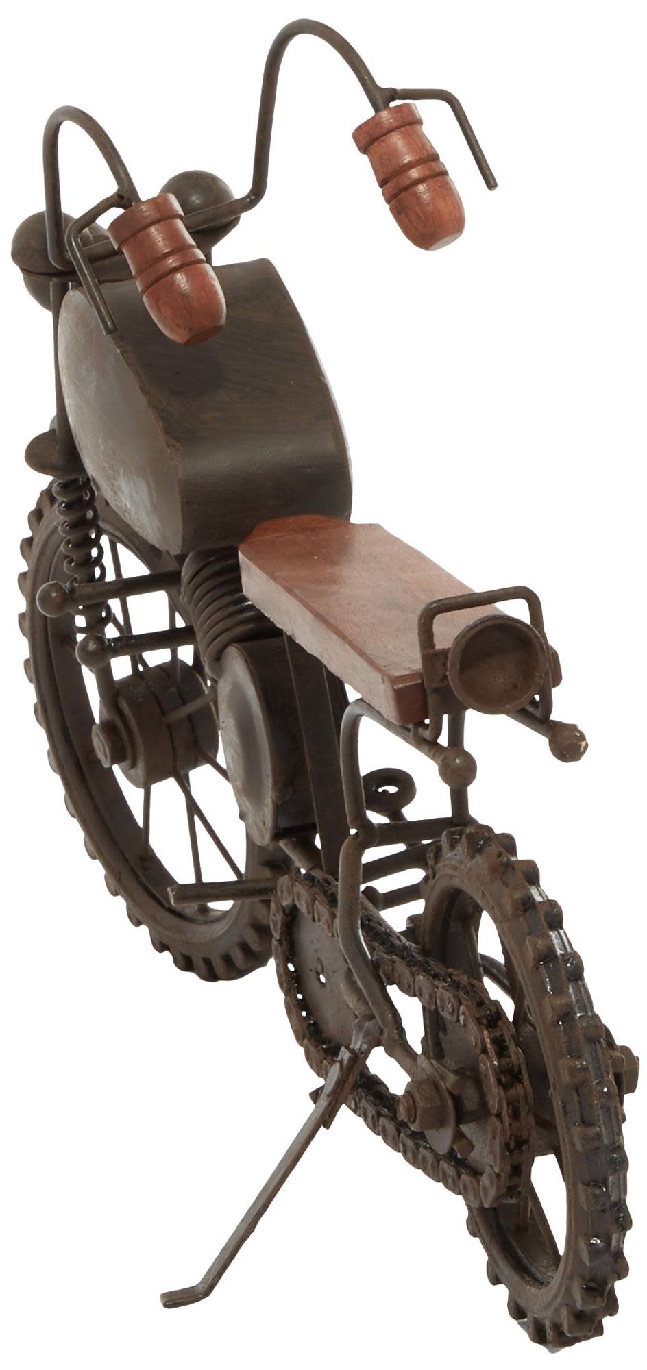 Image 5 Black Metal Traditional Sculpture, 16" x 4" x 10" more views