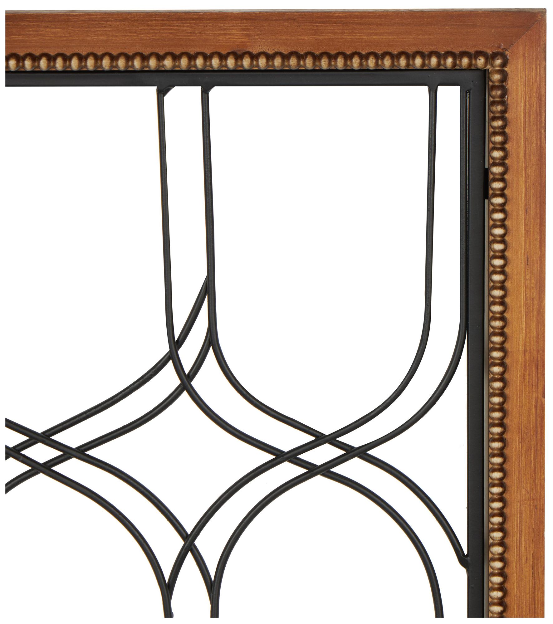 Image 4 Black Metal Traditional Wall Decor, S/2 11"W, 31"H more views