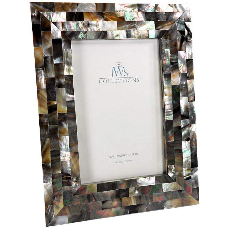 Image 1 Black Mother of Pearl 4x6 Photo Frame