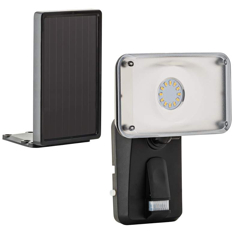 Image 1 Black Motion Solar Powered LED Security Light