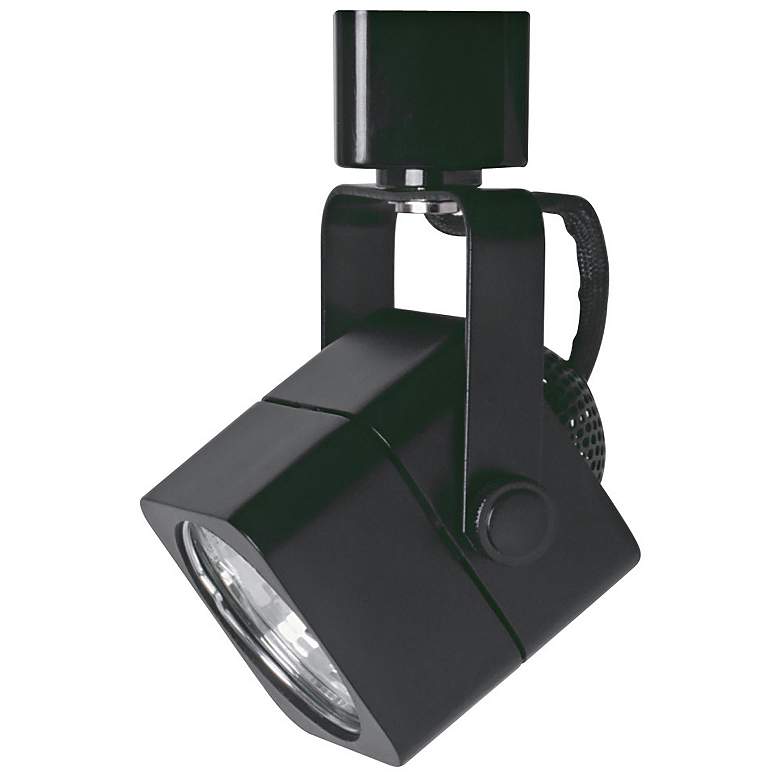 Image 1 Black MR16 G8 Dimmable Cube Track Head