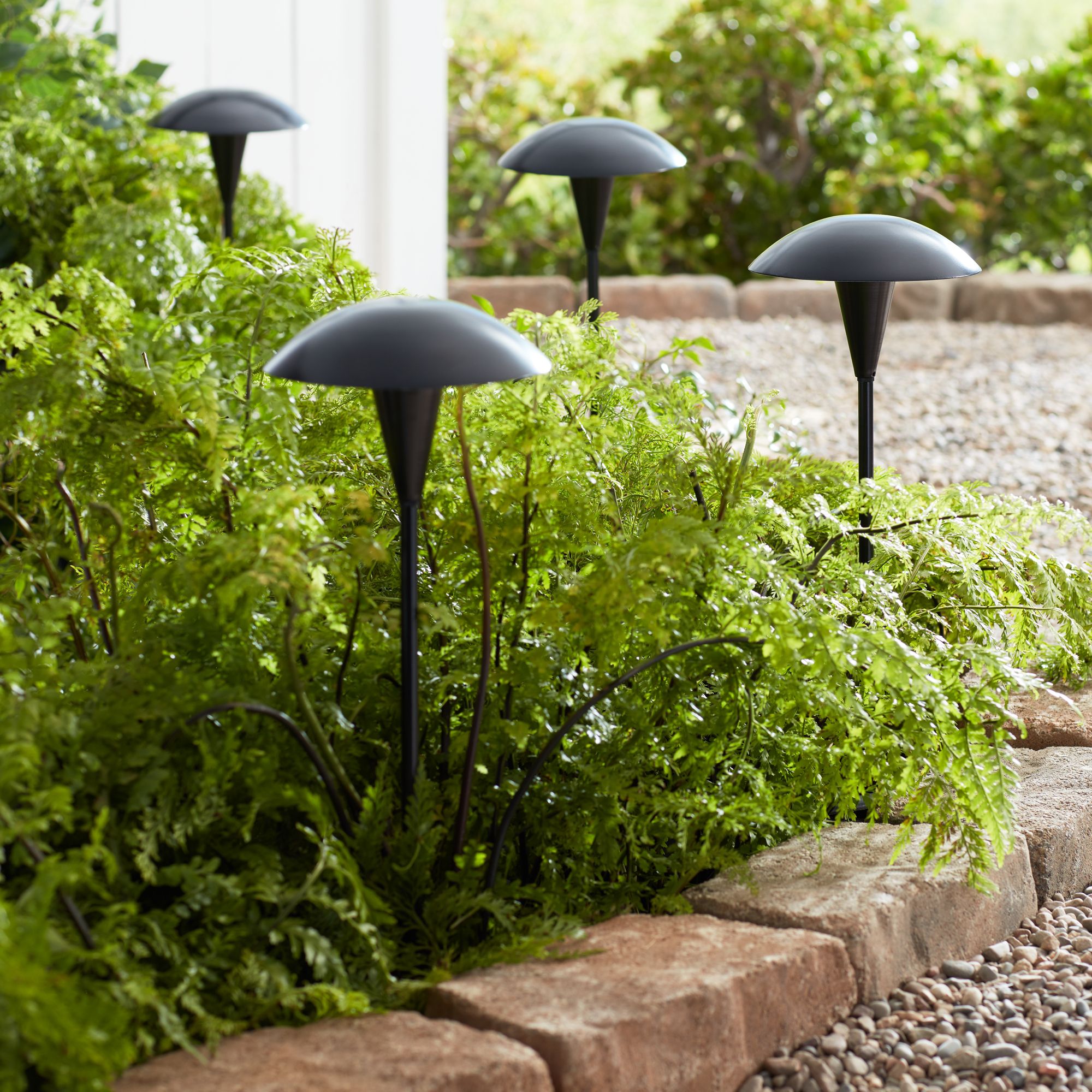 malibu mushroom landscape lights