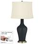 Black Of Night Anya Table Lamp with Dimmer