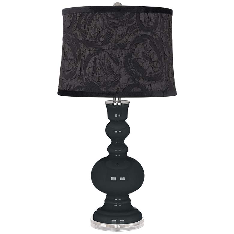 Image 1 Black of Night Apothecary Table Lamp w/ Sumas Black Shade