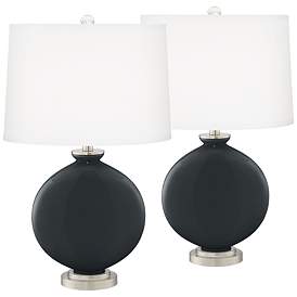 Image2 of Black Of Night Carrie Table Lamp Set of 2 with Dimmers