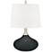 Black Of Night Felix Modern Table Lamp with Table Top Dimmer