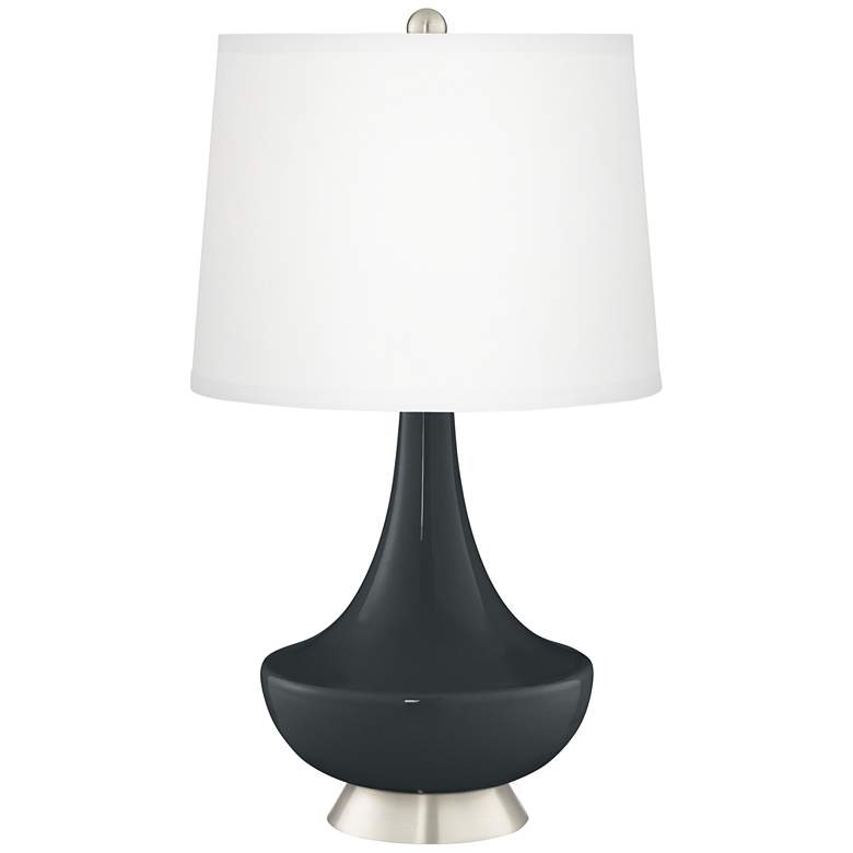 Image 2 Black of Night Gillan Glass Table Lamp