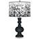 Black of Night Mosaic Giclee Apothecary Table Lamp