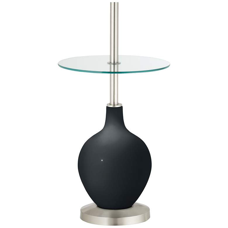Image 3 Black of Night Ovo Tray Table Floor Lamp more views