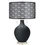 Black Of Night Toby Table Lamp With Black Metal Shade