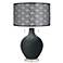 Black Of Night Toby Table Lamp With Black Metal Shade