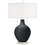 Black Of Night Toby Table Lamp with Dimmer