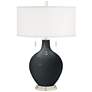 Black of Night Toby Table Lamp