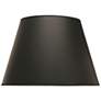 Black Opaque Parchment Empire Lamp Shade 10x16x11 (Spider)