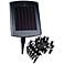 Black Outdoor Solar Powered LED Plant or Border Lights