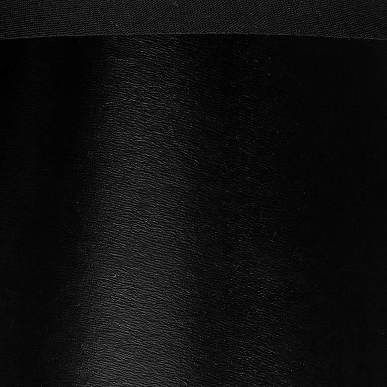 Image 2 Black Paper Set of 2 Empire Lamp Shades 3x5x4 (Clip-On) more views