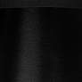 Black Paper Set of 2 Empire Lamp Shades 3x5x4 (Clip-On)