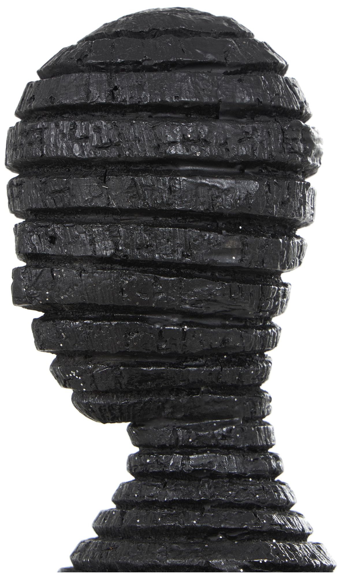 Image 3 Black Polyresin Contemporary Sculpture, 8" x 8" x 43" more views