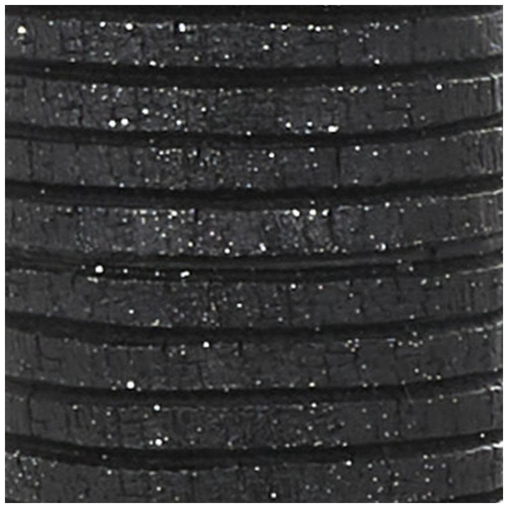 Black Polyresin Contemporary Sculpture, 8" x 8" x 43"