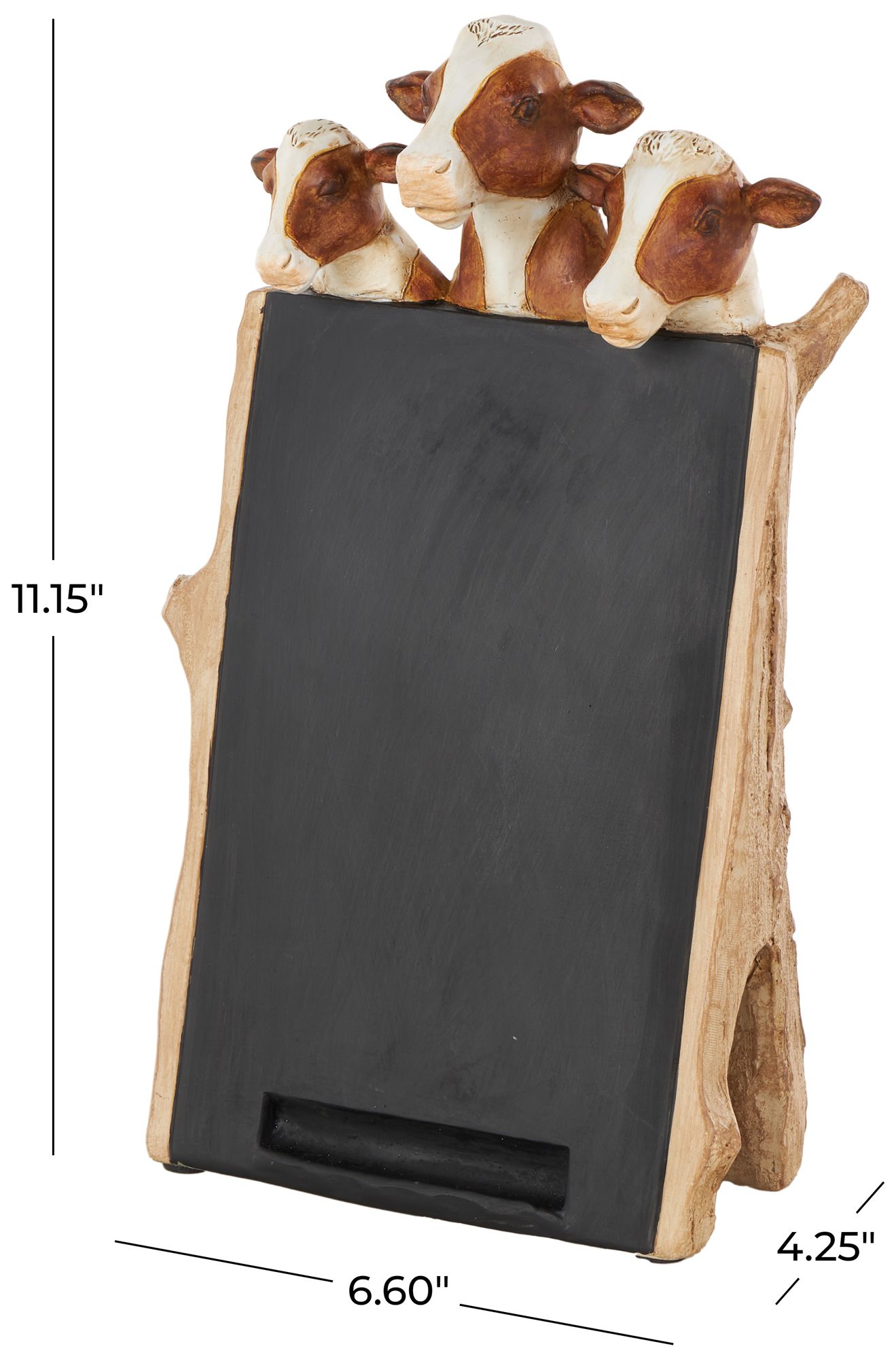 Image 7 Black Polystone Farmhouse Decorative Sign, 7" x 4" x 11" more views