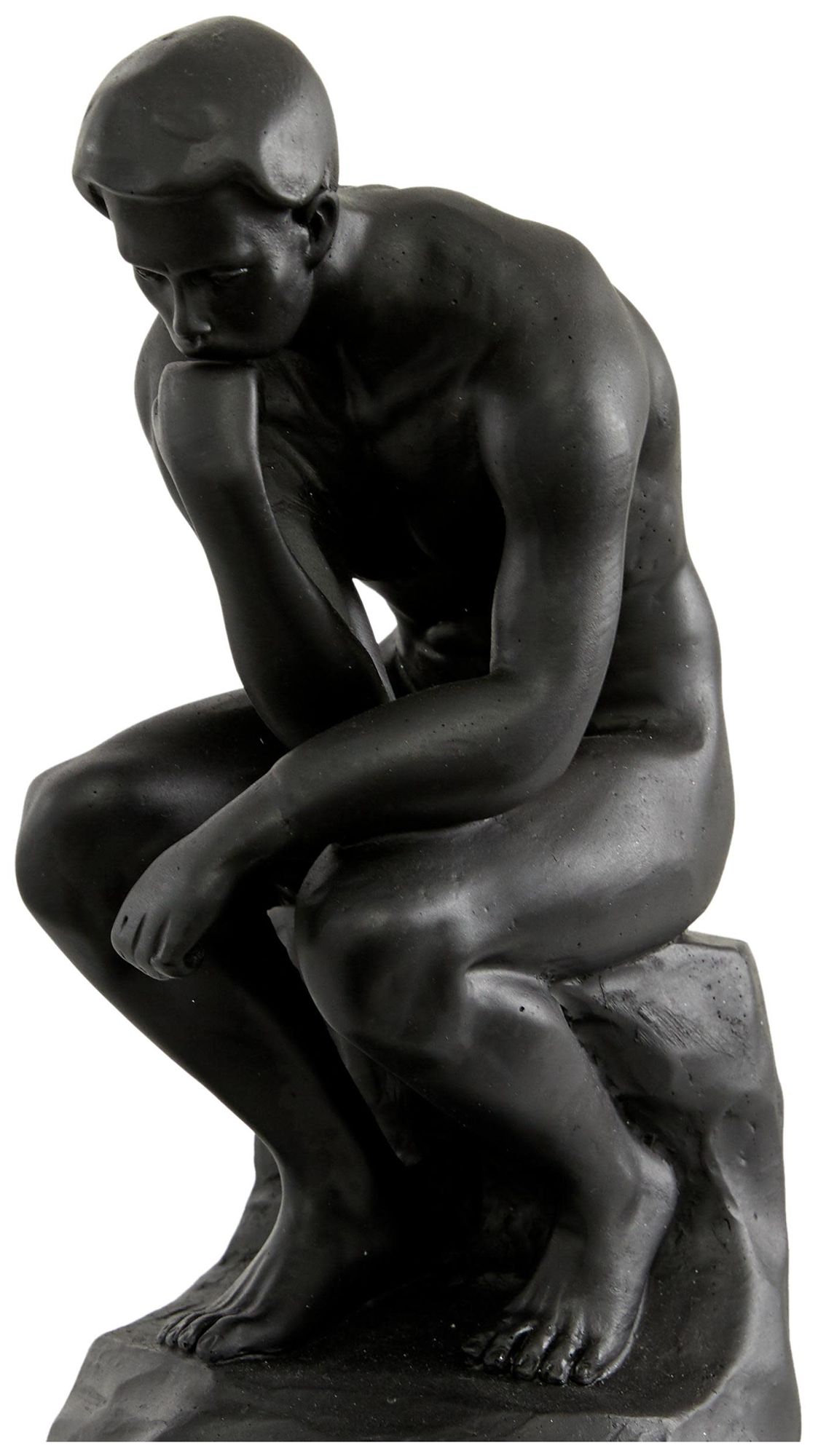 Image 3 Black Polystone Vintage Bookends, S/2 5"W, 9"H more views