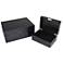 Black Shell Handmade Decorative Box with Hinged Lid, Set of 2 12", 8"W