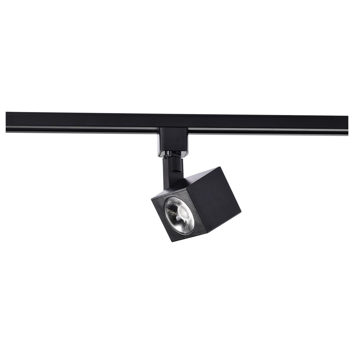 Image 6 Black Square 12 Watt LED Track Head for Halo System more views