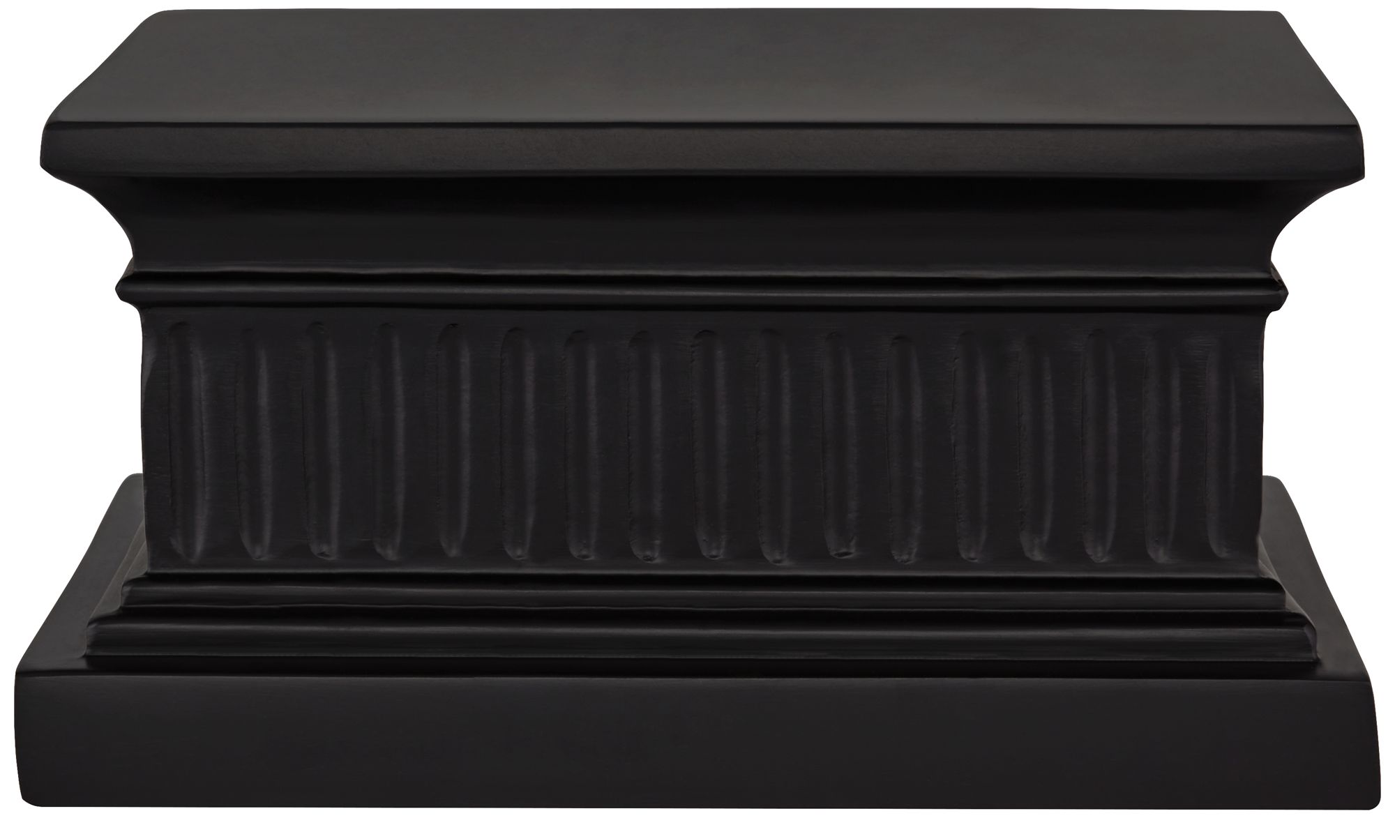 Black Square 8" Wide Pedestal Lamp Riser 98R29 Lamps Plus