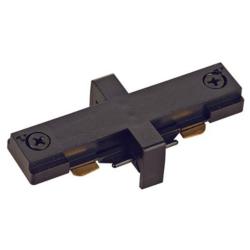 Black Straight Line Connector for Halo Single Circuit Tracks