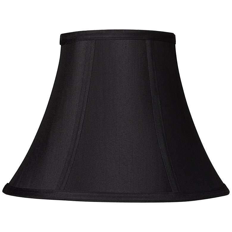 Image 1 Black Stretch Bell Lamp Shade 6x12x9 (Spider)